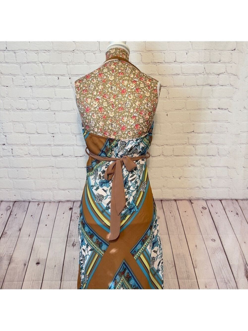 Y2K Max Rave Halter Dress SzM EUC - Picture 7 of 10